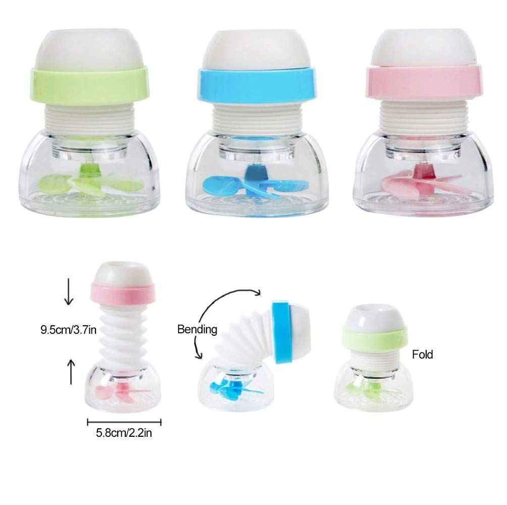 Flexible Kitchen Tap Head 360° Rotatable Water Saving (Pack of 2)