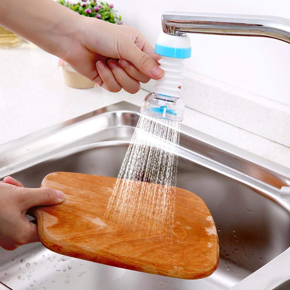 Flexible Kitchen Tap Head 360° Rotatable Water Saving (Pack of 2)