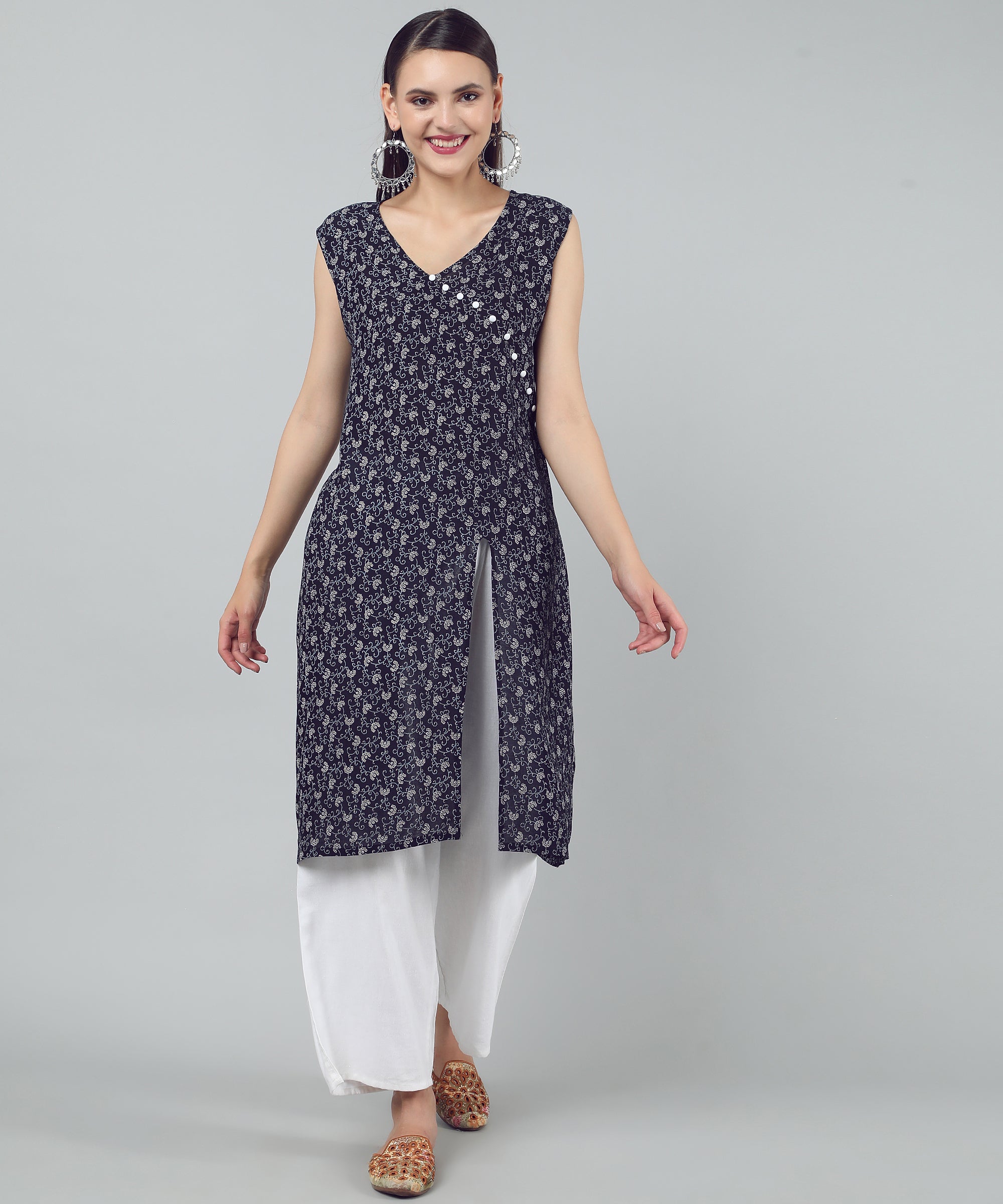 Straight Red(Base) Rayon Cotton Kurti at Rs 225 in Surat | ID: 2851735953455