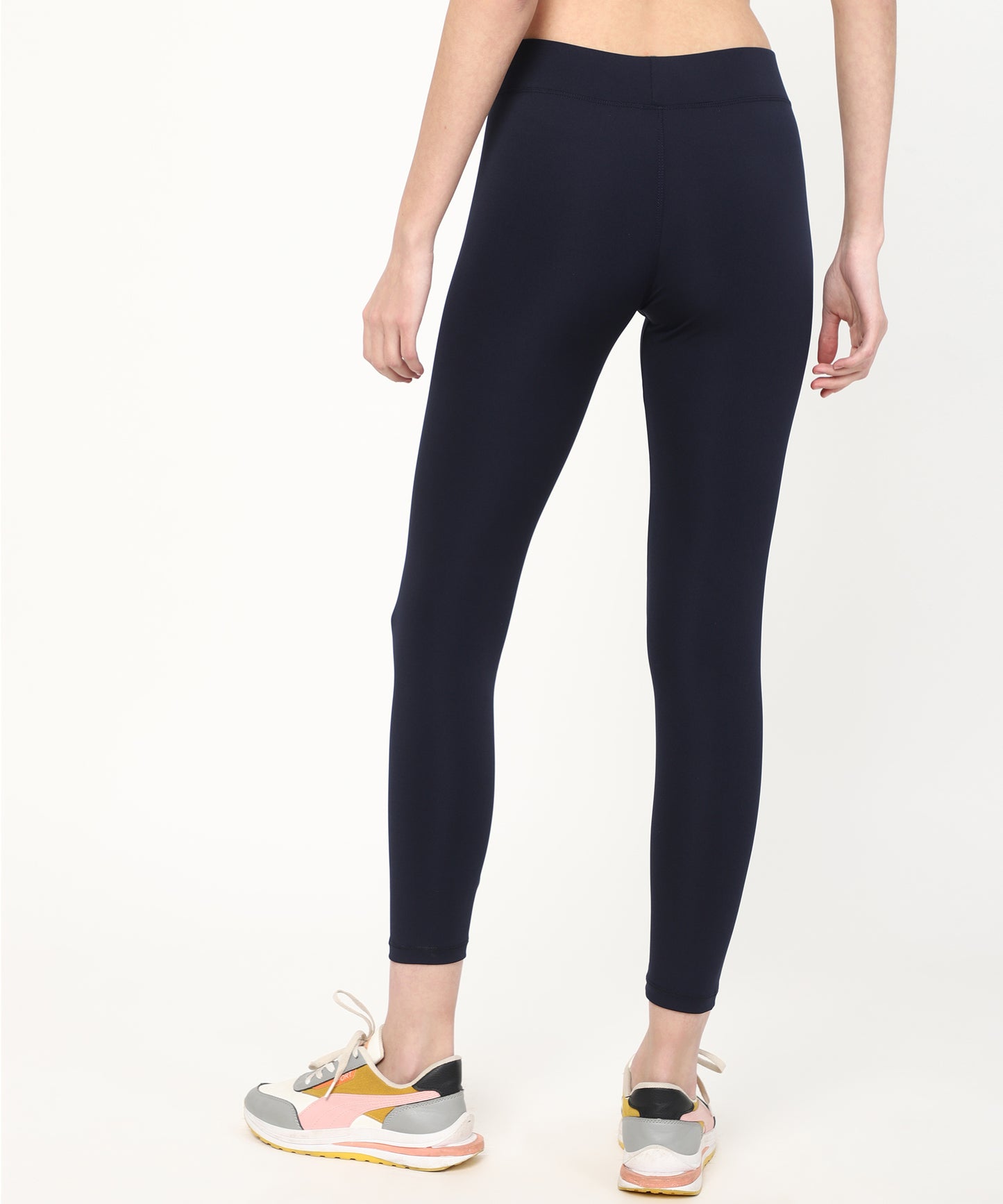 The Ultimate Stretchable Jeggings-Super-High Waisted Elastic Jeggings Yogapants Ankle Length(Blue)
