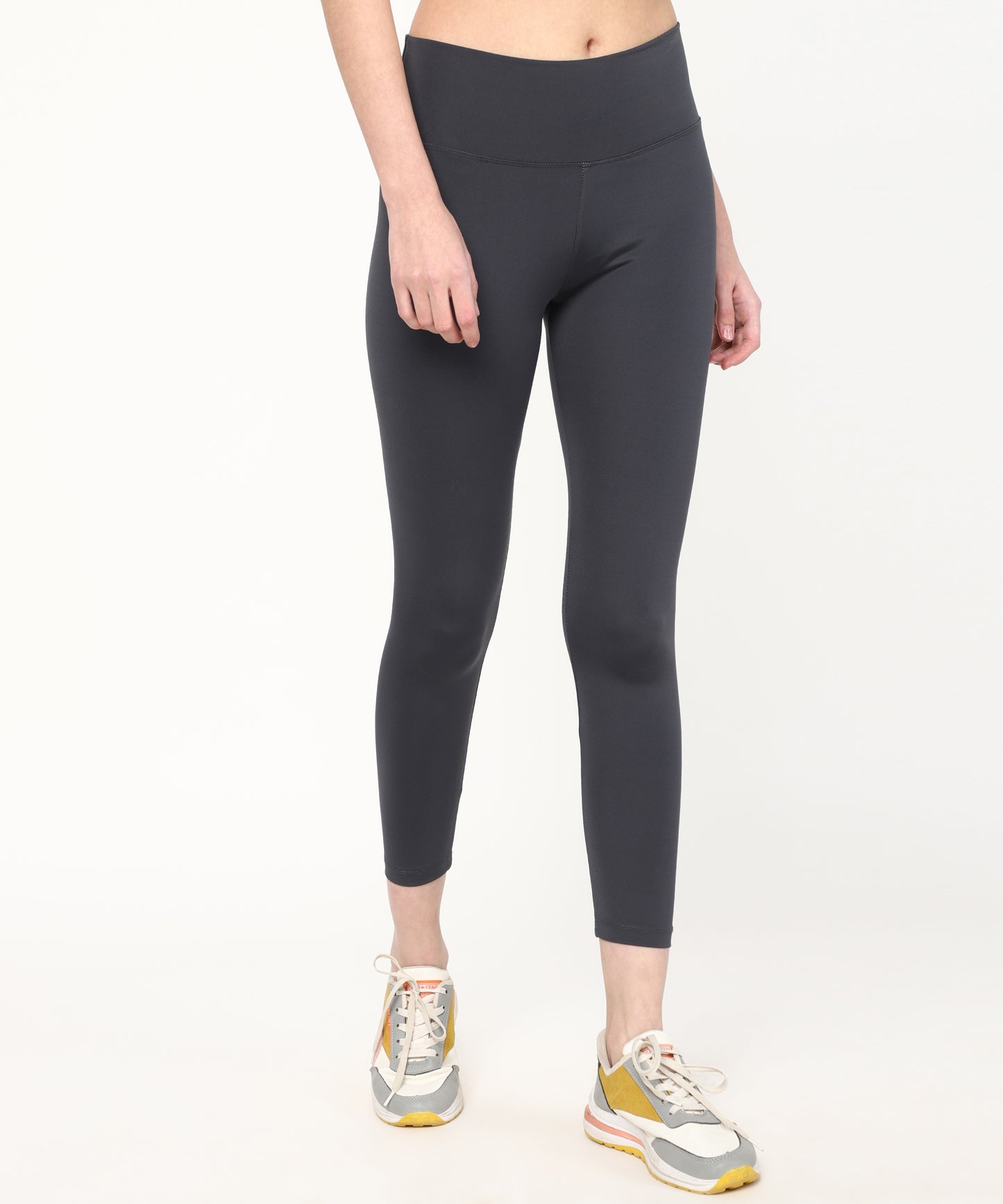 The Ultimate Stretchable Jeggings-Super-High Waisted Elastic Jeggings Yogapants Ankle Length(Grey)