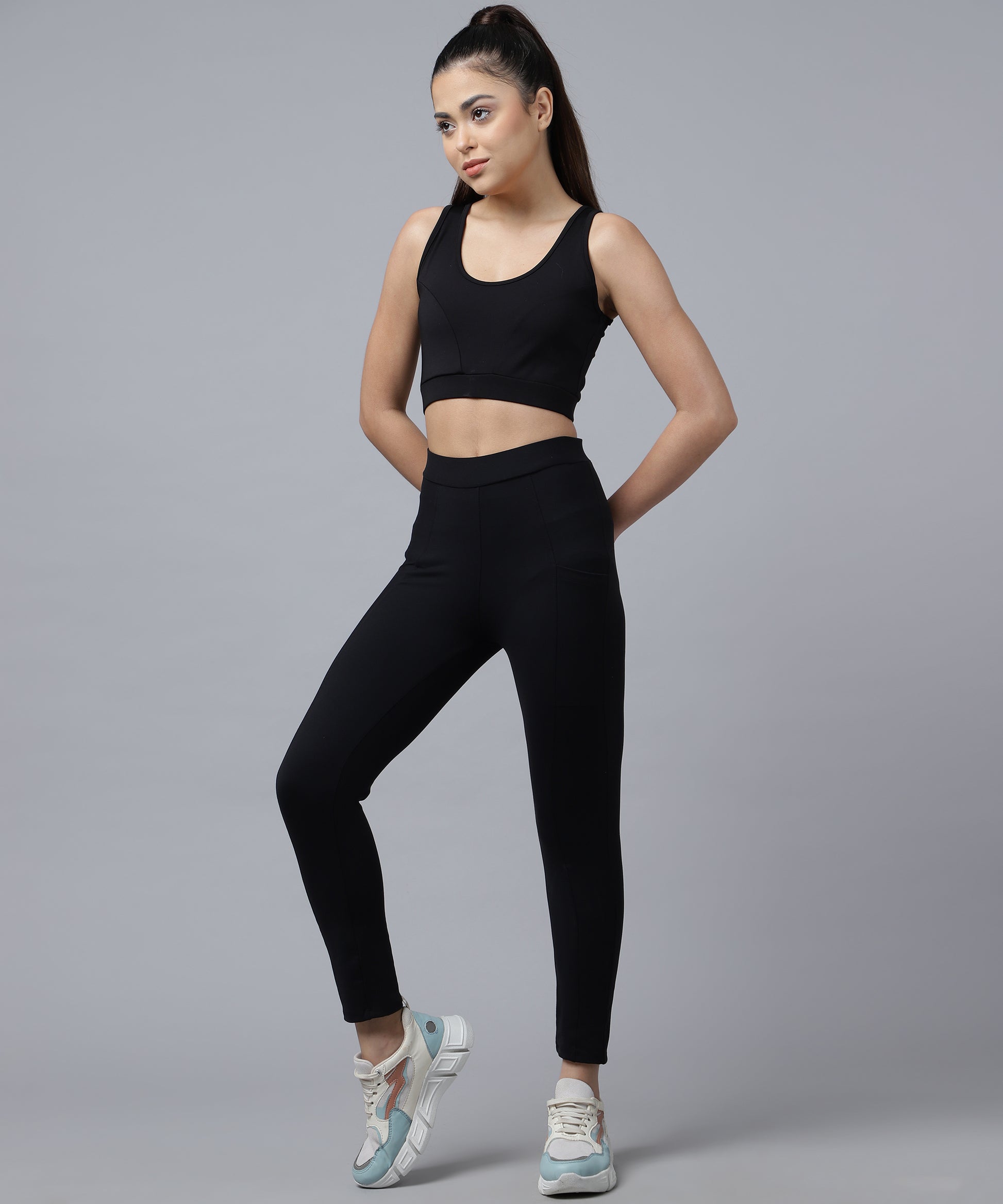 Mesh Yoga Suit for Fitness Sportswear Women Tracksuit Transparent
